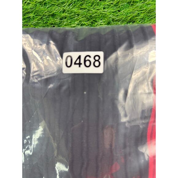 TM Exposure Mens Sweater Size M Black Red Green Stripe Ribbed Knit Long Sleeve - Picture 11 of 11